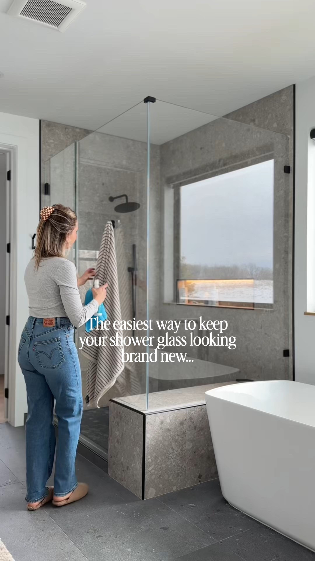 The best way to keep your shower glass clear is this ceramic coating spray ✔️

#LTKHome