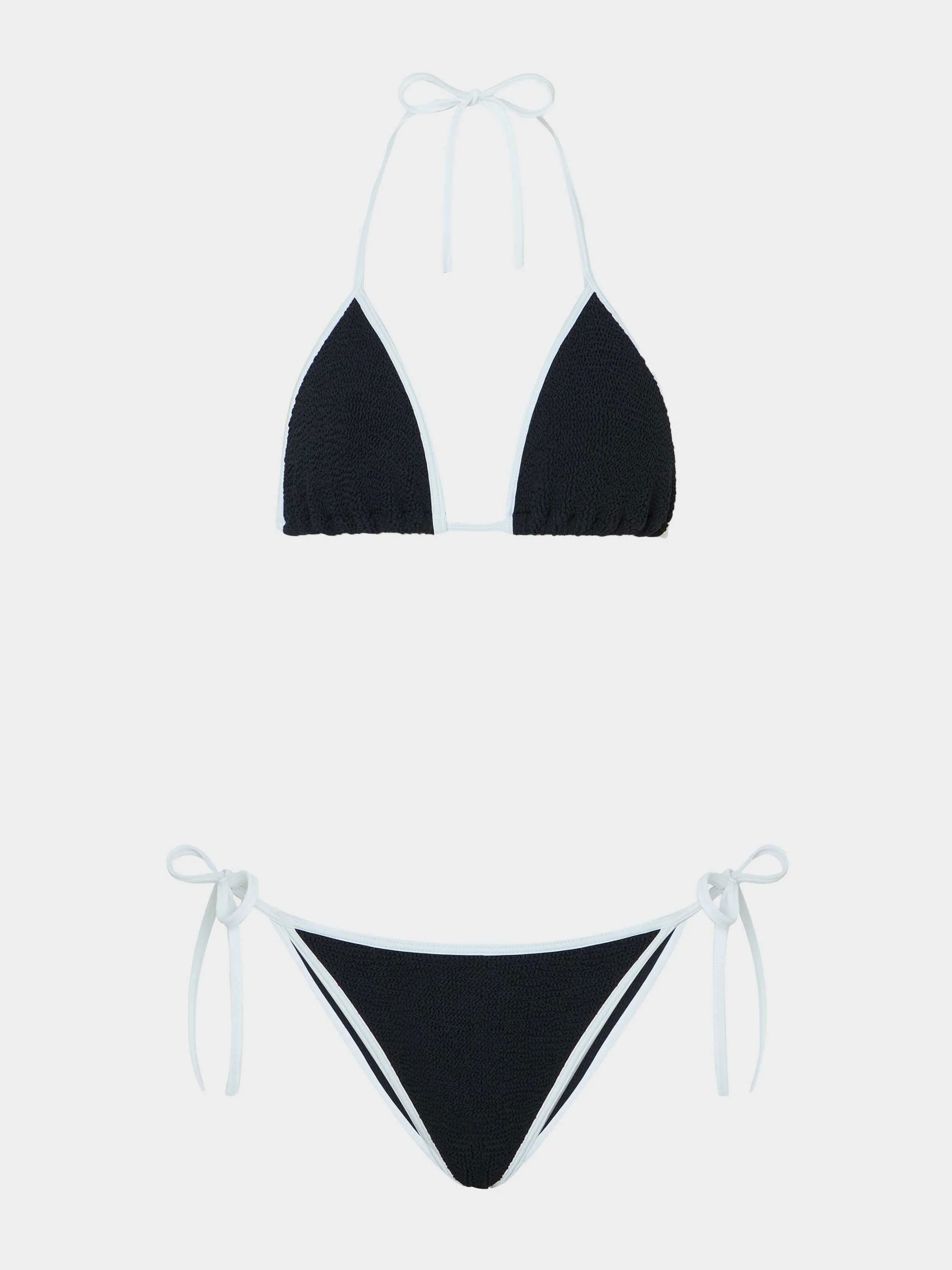 Gina Bikini - Black/White | HUNZA G