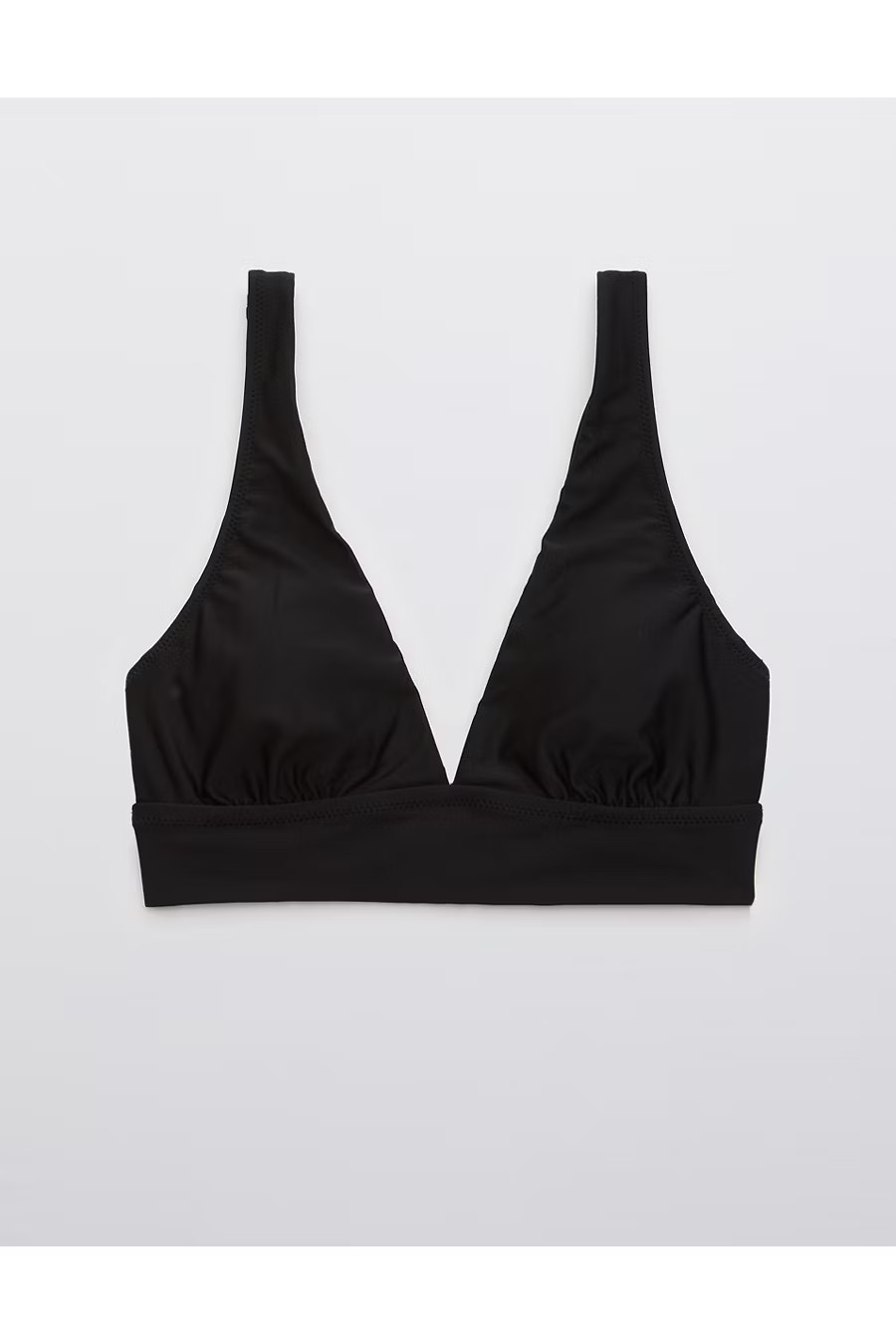 Aerie Plunge Longline Triangle Bikini Top | American Eagle Outfitters (US & CA)