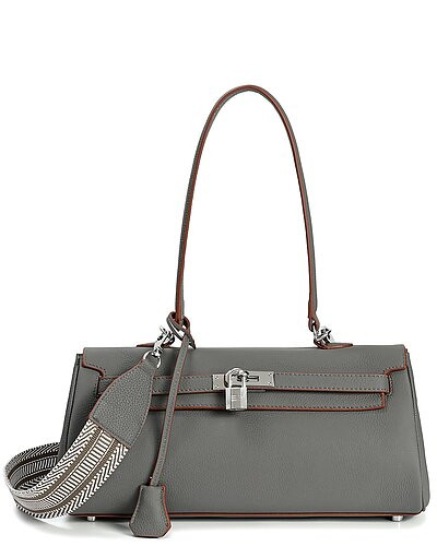 Top-Grain Leather Shoulder Bag | Rue La La