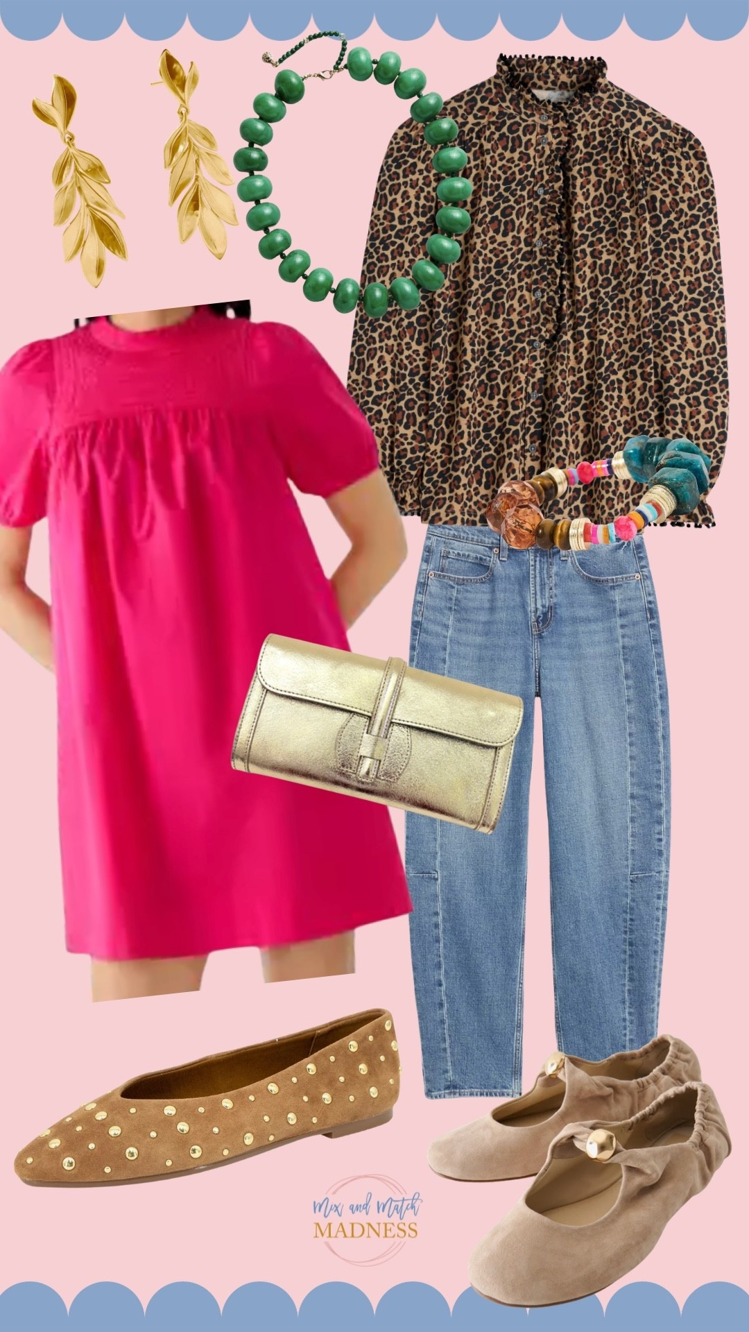 Yes and yes!!! Pink and leopard always a yes!!! 

*code MIXANDMATCH at Colores Collective 
*code HHCX at Boden