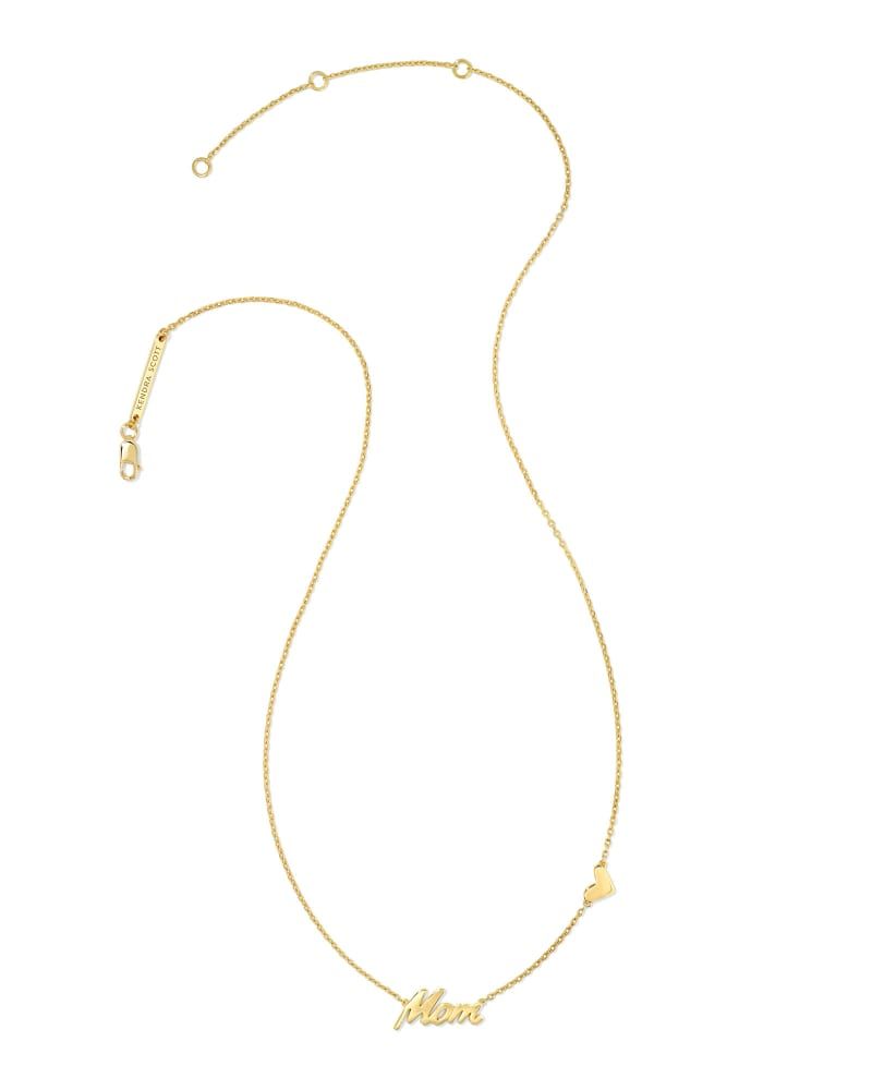 Mom Pendant Necklace in 18k Gold Vermeil | Kendra Scott
