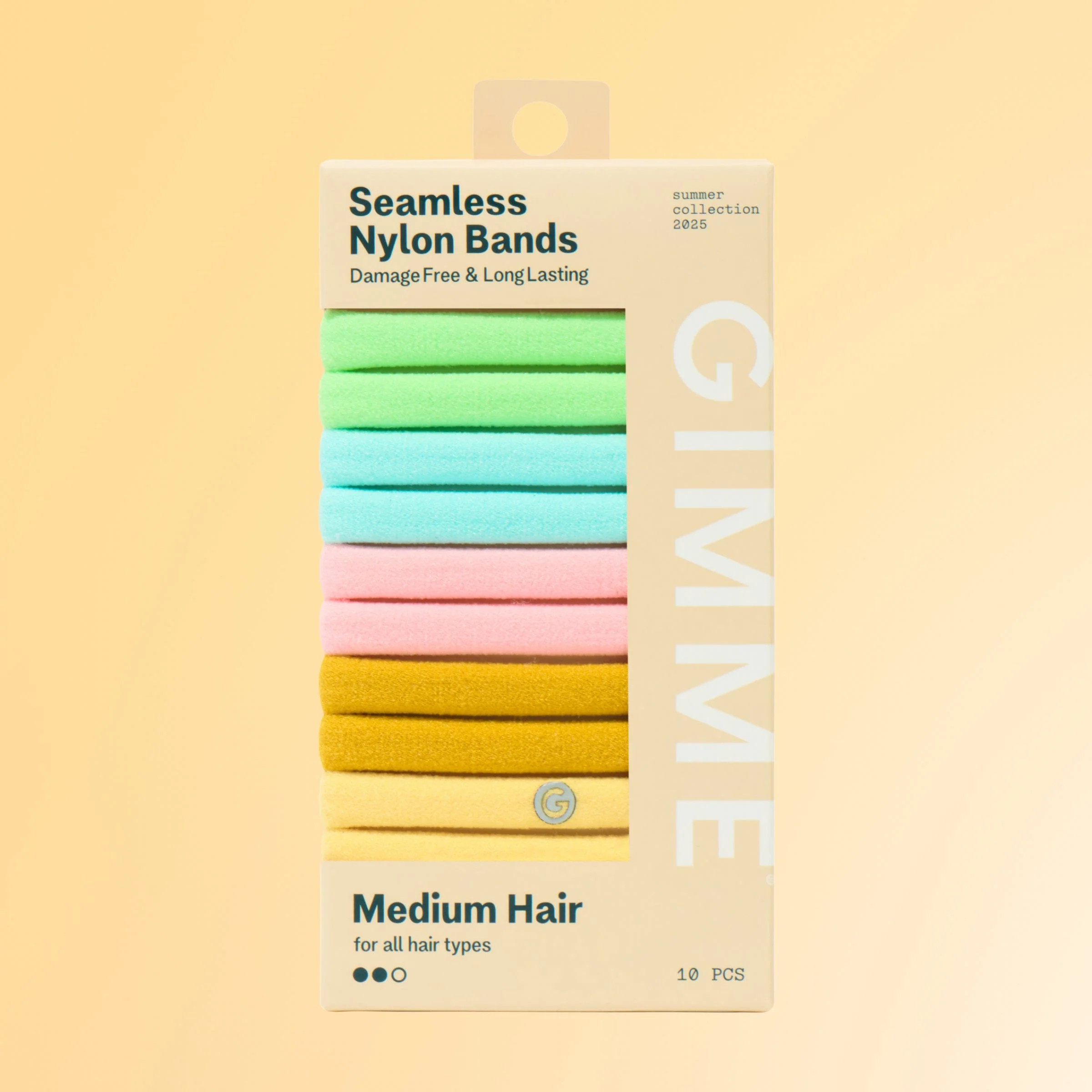 Seamless Nylon Bands Any Fit Summer Solid | GIMME BEAUTY