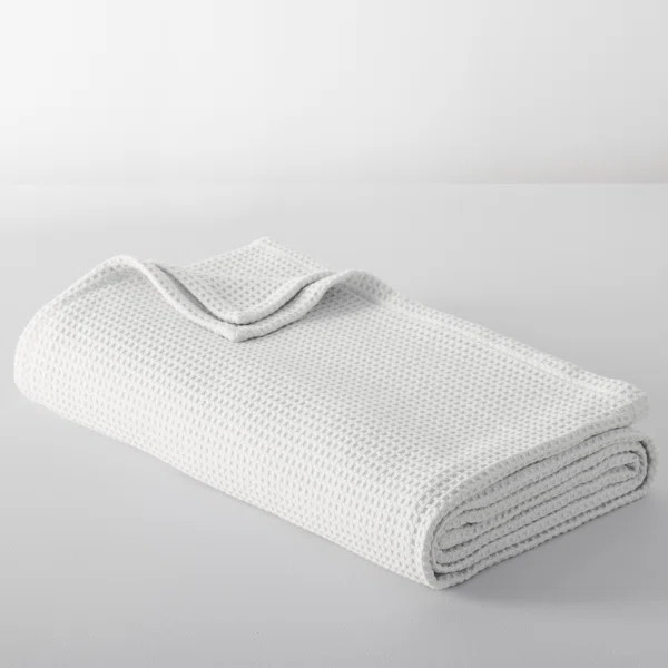 Felix Cotton Waffle Blanket | Wayfair North America