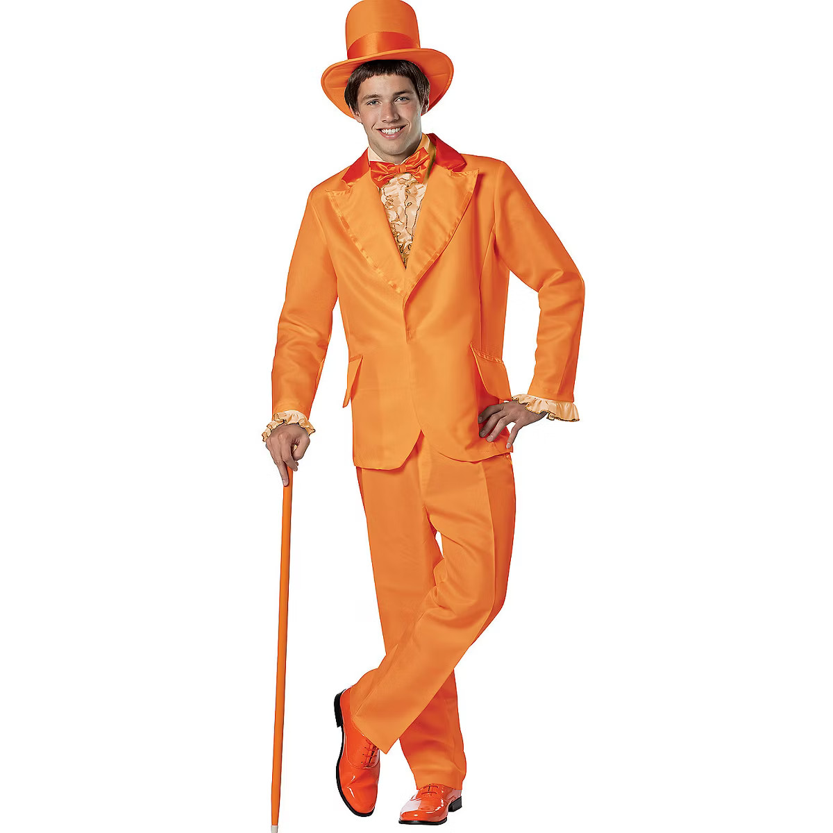 Halloween Express Mens' Dumb and Dumber Orange Suit Costume - Size X Large (46 - 48) | Target