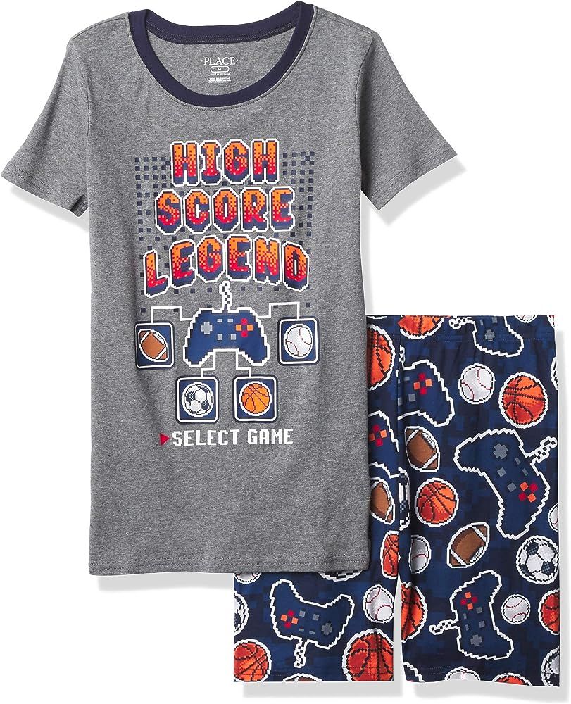 The Children's Place Boys' High Score Two Piece Pajama Set | Amazon (US)