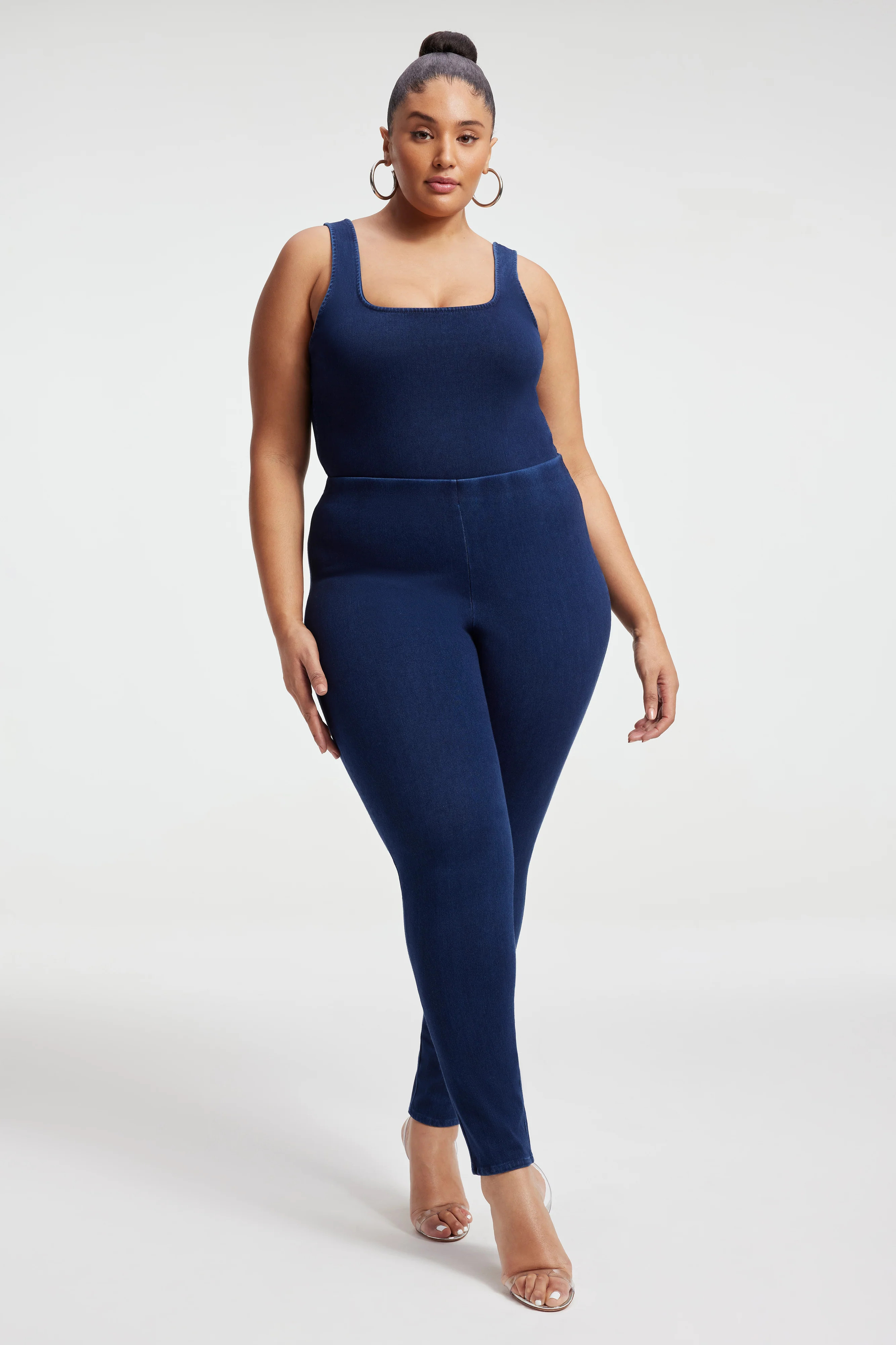 SOFT SCULPT MODERN TANK BODYSUIT | INDIGO377 - GOOD AMERICAN | Good American
