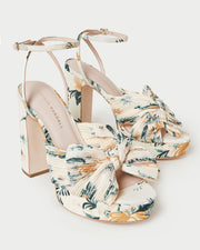 Natalia Nova Floral Platform Bow Heel | Loeffler Randall
