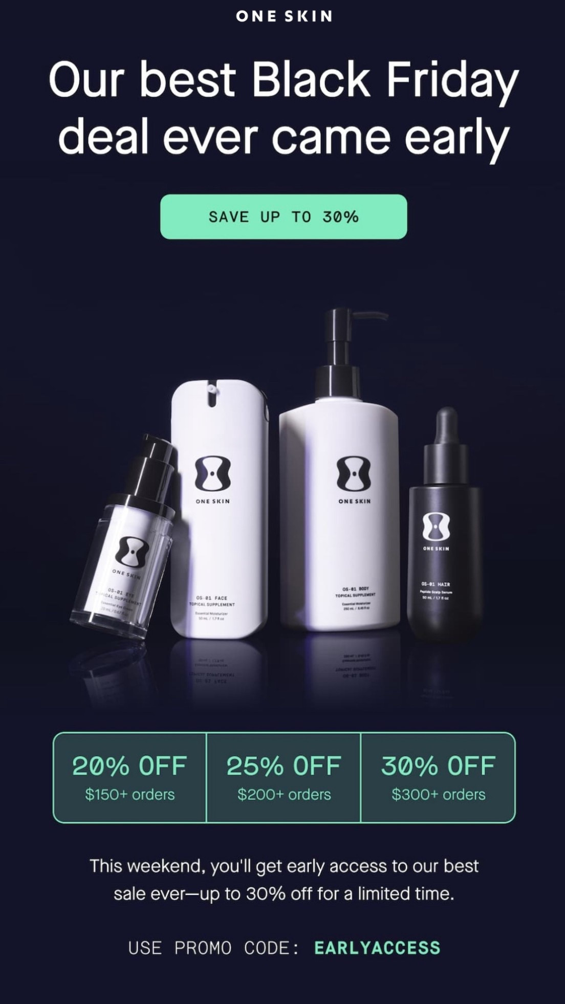 An exclusive anti-aging peptide backed by tons of clinical evidence? Yes please! I use OneSkin Face twice daily and I use the eye treatment overnight to wake up looking for refreshed. The skin around my eyes hasn’t aged in years thanks to this stuff. I decided to try out their new lip mask during the sale. And I stocked up on a year’s worth of my usual items because this deal is better than the subscription discount.

#LTKSaleAlert #LTKBeauty