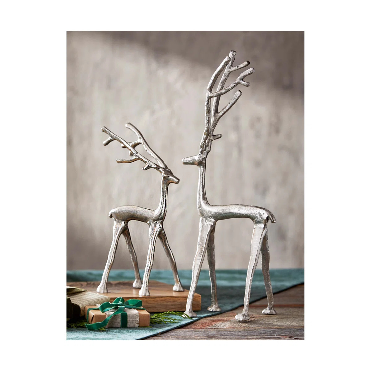 Cast Aluminum Reindeer Small | Wayfair North America