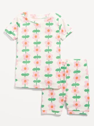 Unisex Snug-Fit Printed Pajama Set for Toddler & Baby | Old Navy (US)