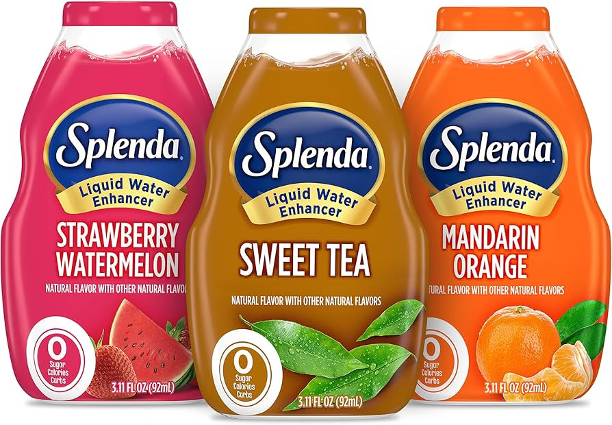 SPLENDA Liquid Water Enhancer Drops, Sugar Free, Zero Calorie, Natural Flavor, Concentrated Drink... | Amazon (US)