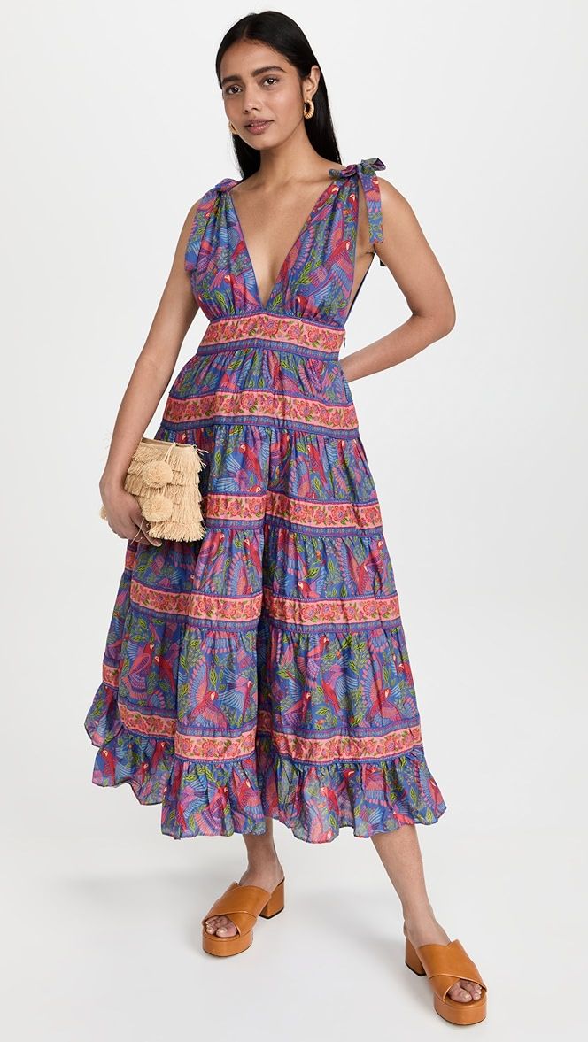Blue Macaw Flight Midi Dress | Shopbop