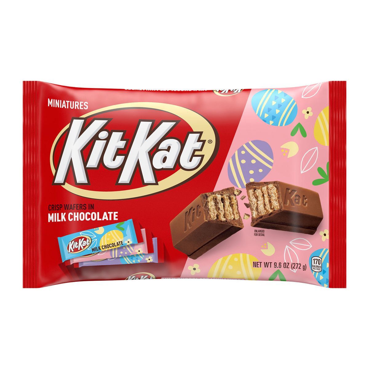 Kit Kat Milk Chocolate Wafer Easter Candy Miniatures - 9.6oz | Target