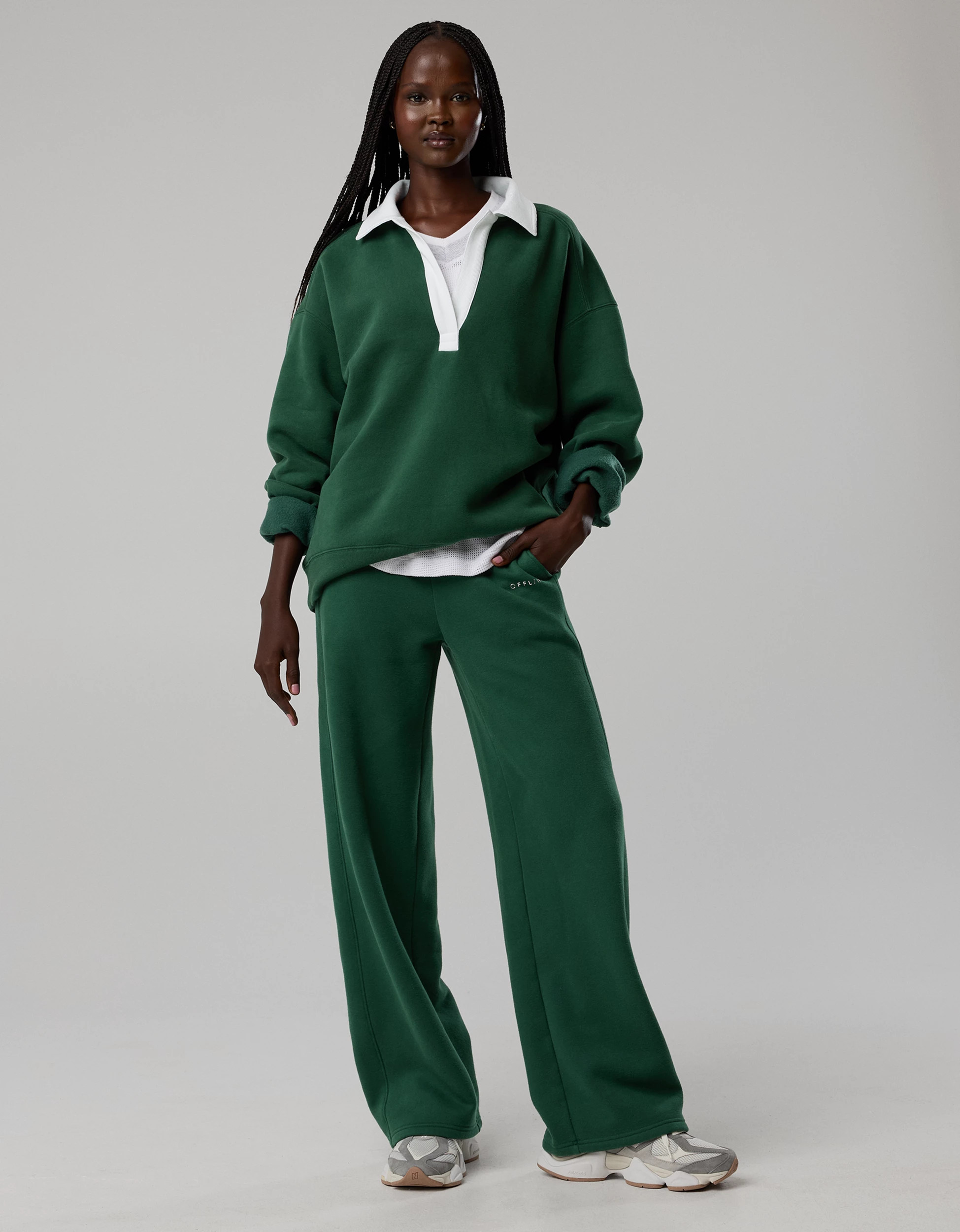 OFFLINE By Aerie Cloud Fleece Trouser | Aerie