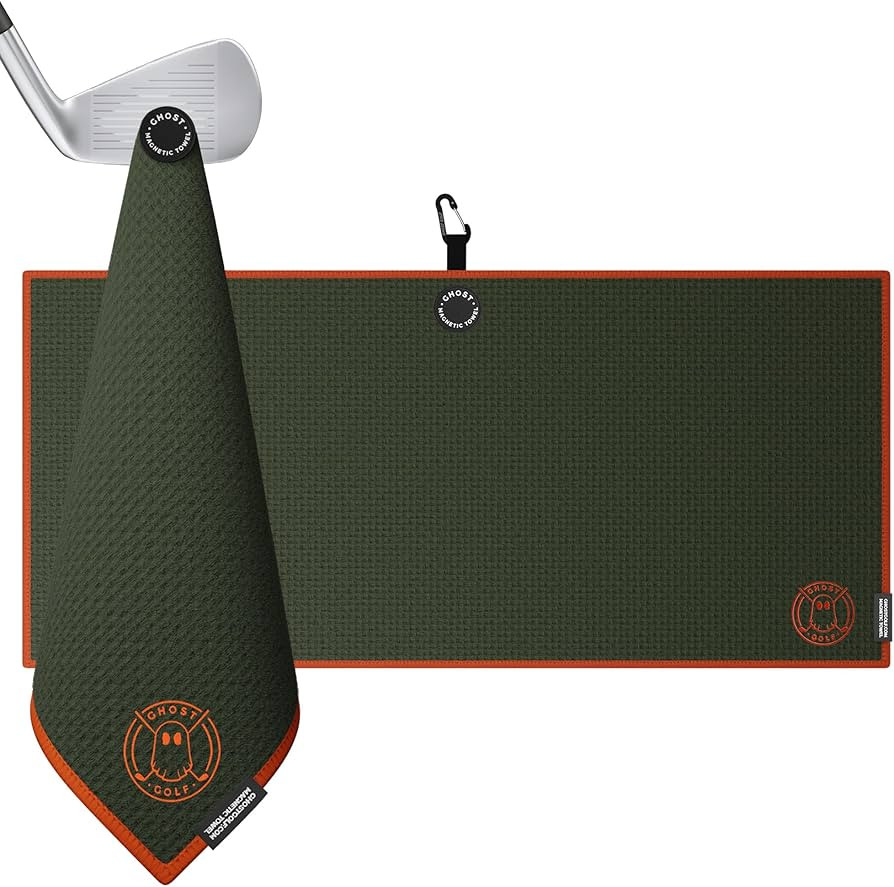 Ghost Golf Magnetic Towel (Caddie) - Premium Ultra-Absorbent Microfiber Golf Towel with Magnet fo... | Amazon (US)