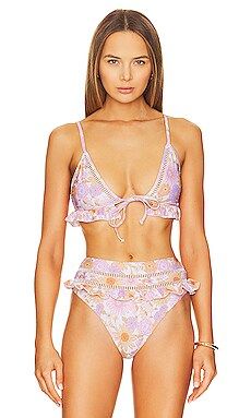 Tularosa Clarice Top in Lilac Retro Floral from Revolve.com | Revolve Clothing (Global)