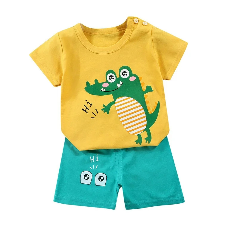 Summer Savings Clearance! Edvintorg 6Months-6Years Toddler Boy Summer Outfits Kids Clothes Girls ... | Walmart (US)