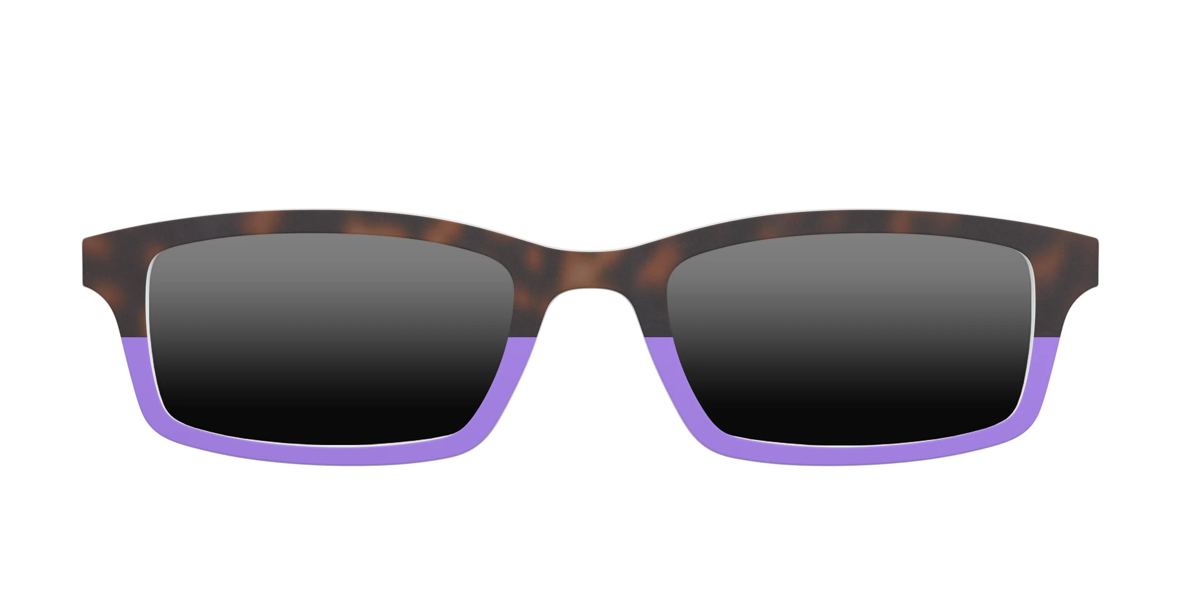 The Polarized Purple Tortoise Sun Top | Pair Eyewear