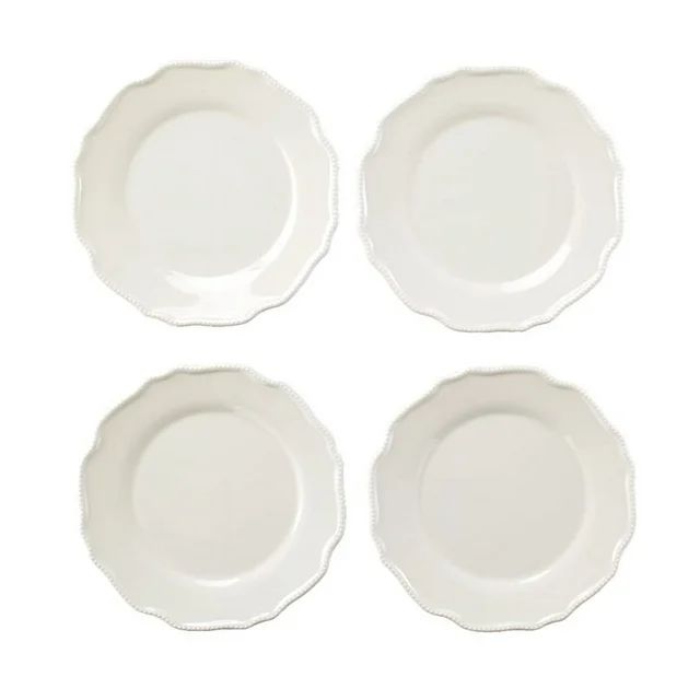Ruffled Dinner Plates - Melamine Bead Dinnerware - Set of 4 - Walmart.com | Walmart (US)