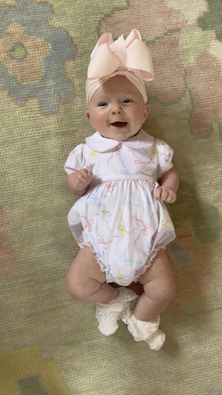 Bows on bows! Margot is wearing a size 6m 

#LTKbaby #LTKfindsunder50