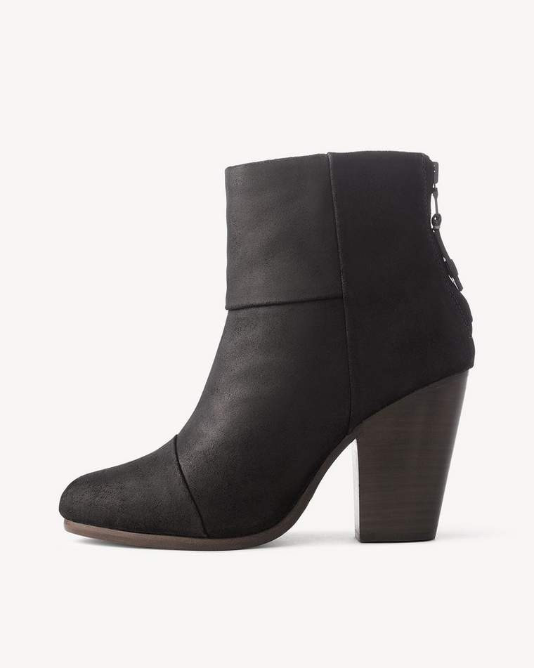 Rag & Bone - Classic Newbury Boot - BLACK WAXY - 35 | rag + bone