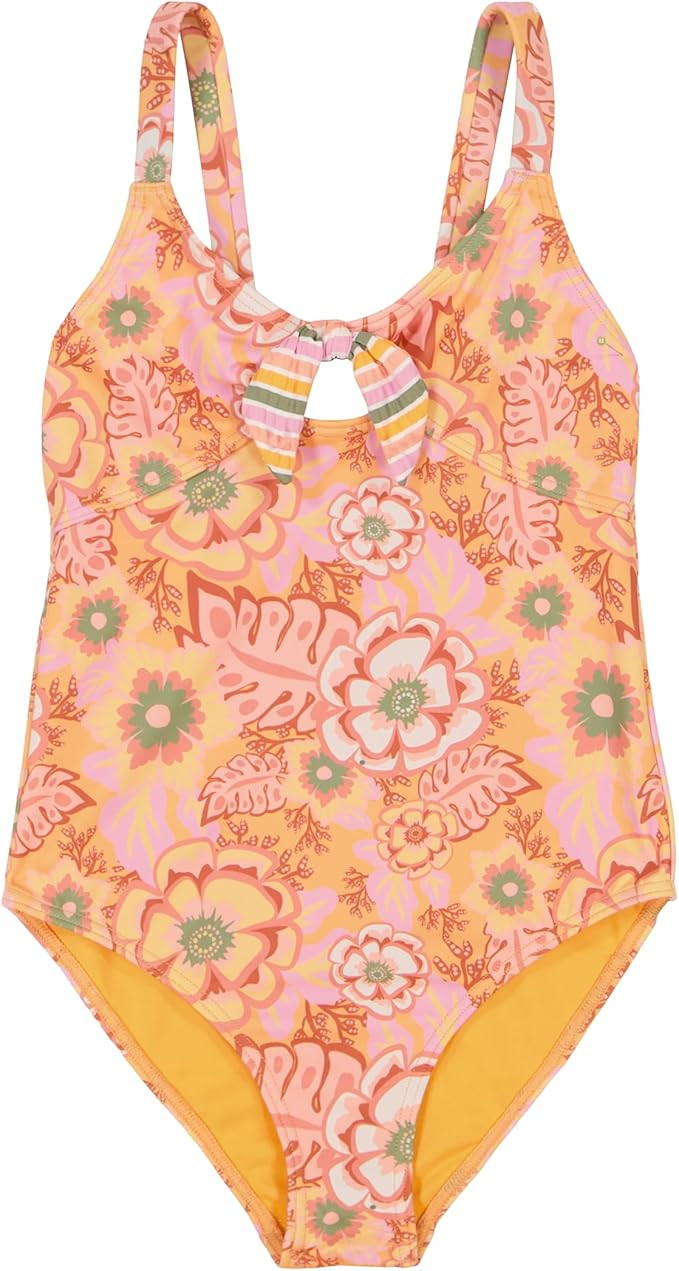 Roxy Girls' One-Piece Swimsuit with UPF 50+ Sun Protection, Quick Drying Bathing Suit | Amazon (US)