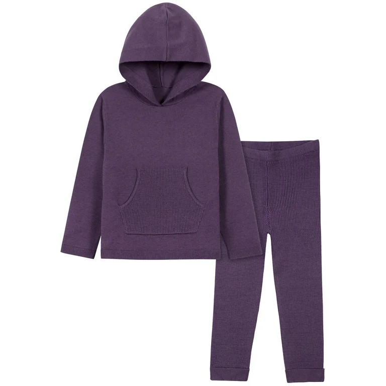 Modern Moments by Gerber Baby & Toddler Boys or Girls Unisex Sweater Knit Hoodie and Active Pant,... | Walmart (US)