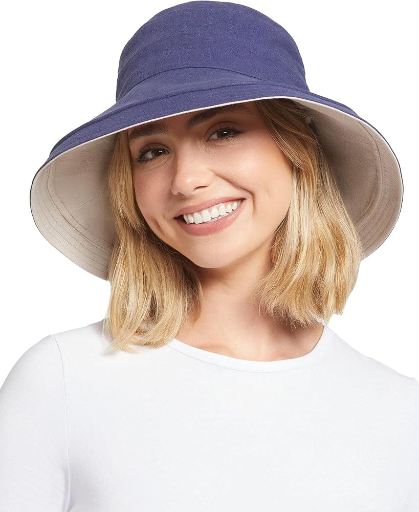 Solbari Women's Holiday Sun Hat UPF 50+ Packable UV Sun Protection Hat with Full Coverage Brim, R... | Amazon (US)
