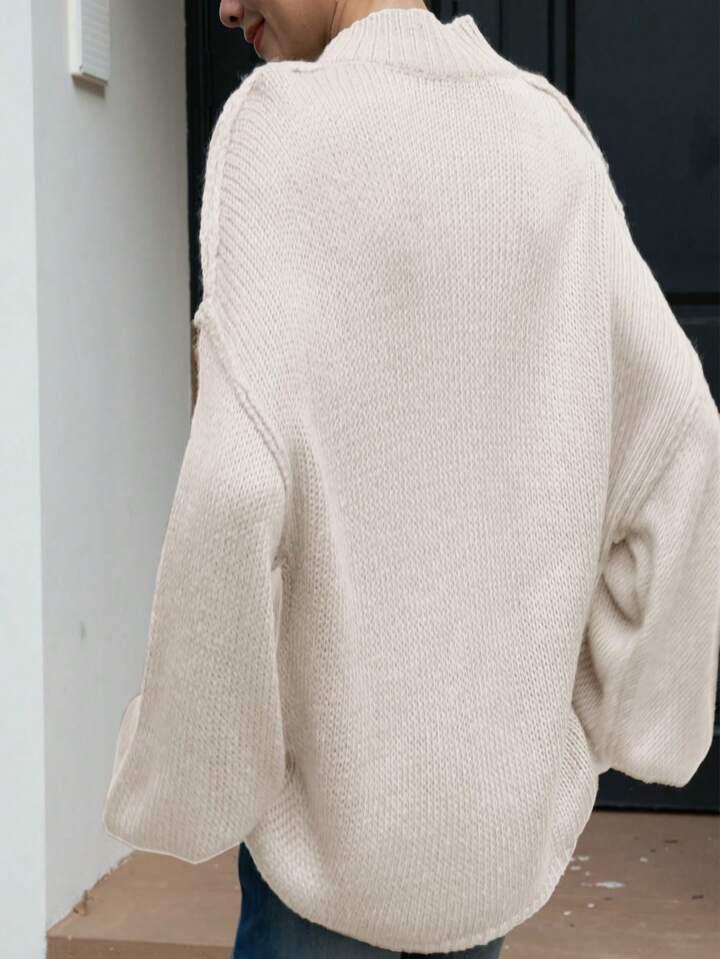 INAWLY Women's Button-Down Long Sleeve Casual Loose Comfortable Fashionable Cardigan Fall Cloth F... | SHEIN