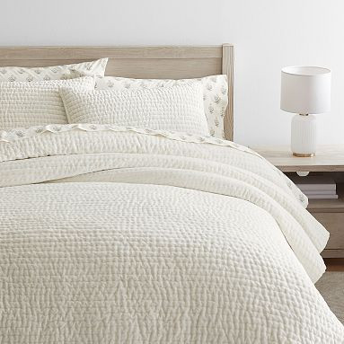 Velvet Pick-Stitch Quilt | Pottery Barn Teen