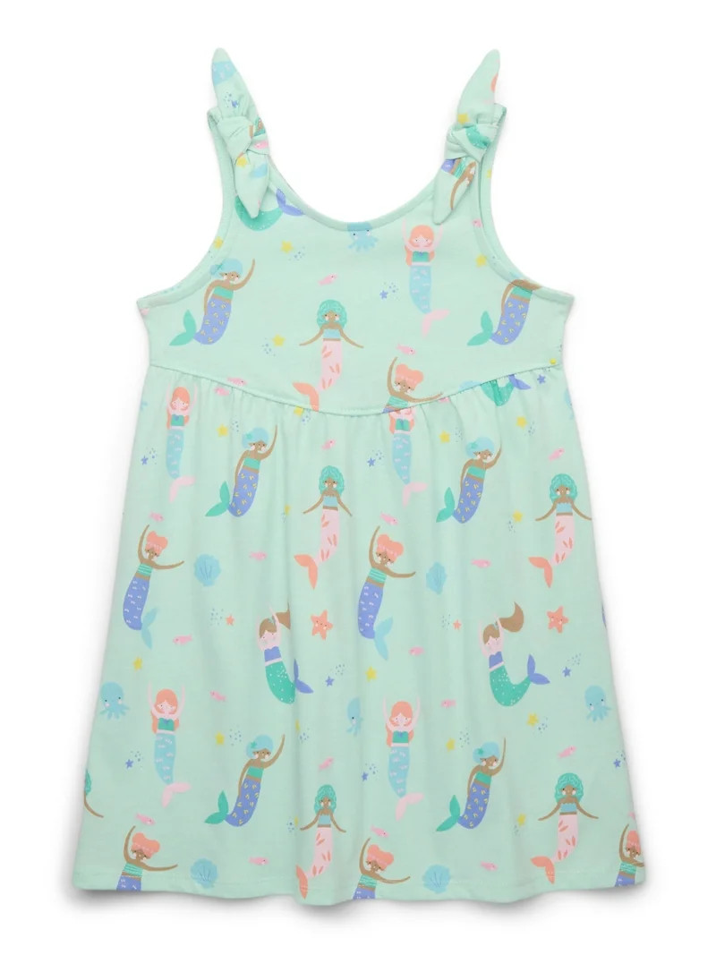 Garanimals Toddler Girl Printed Jersey Tank Dress, Sizes 12M-5T | Walmart (US)