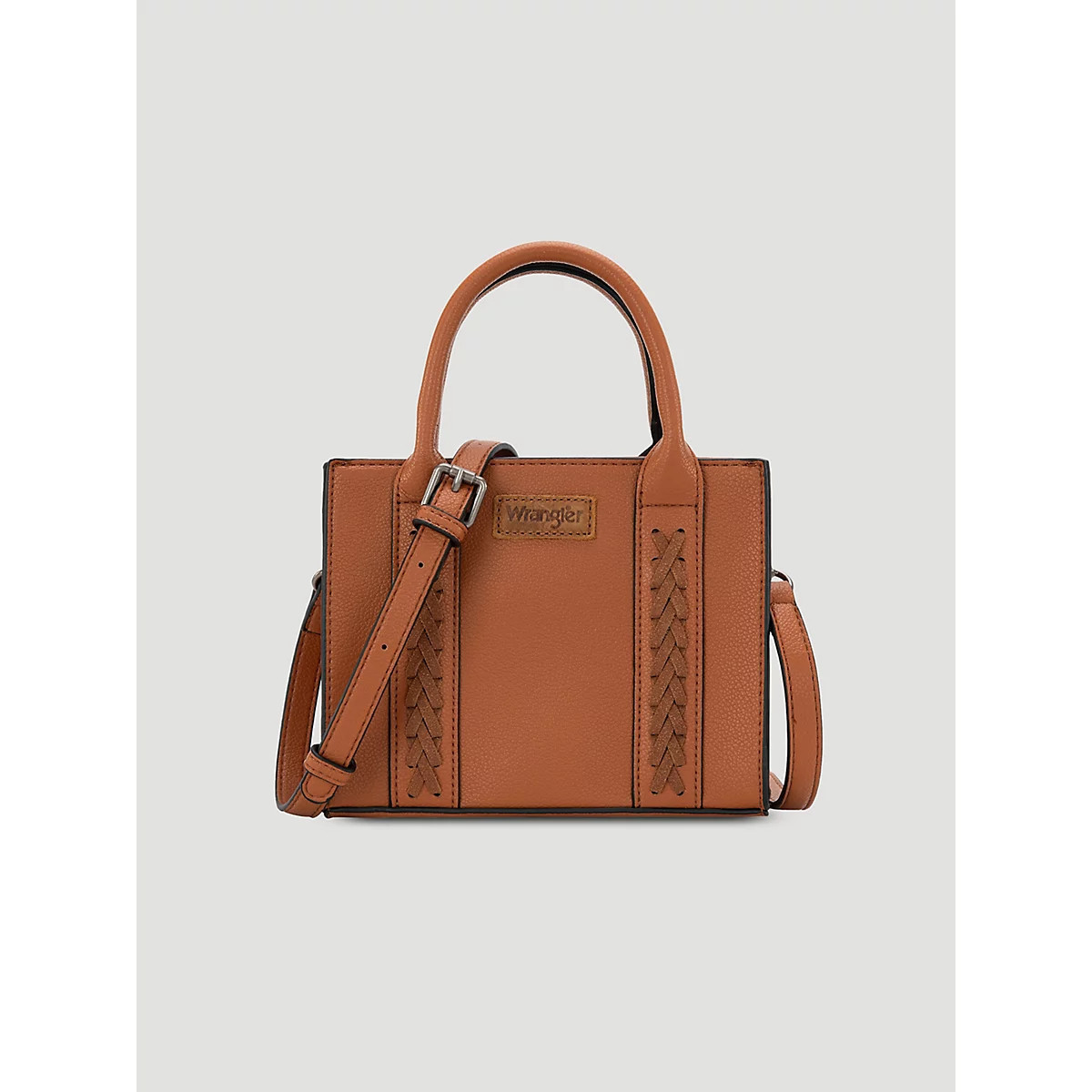 Whipstitch Mini Tote in Brown | Wrangler