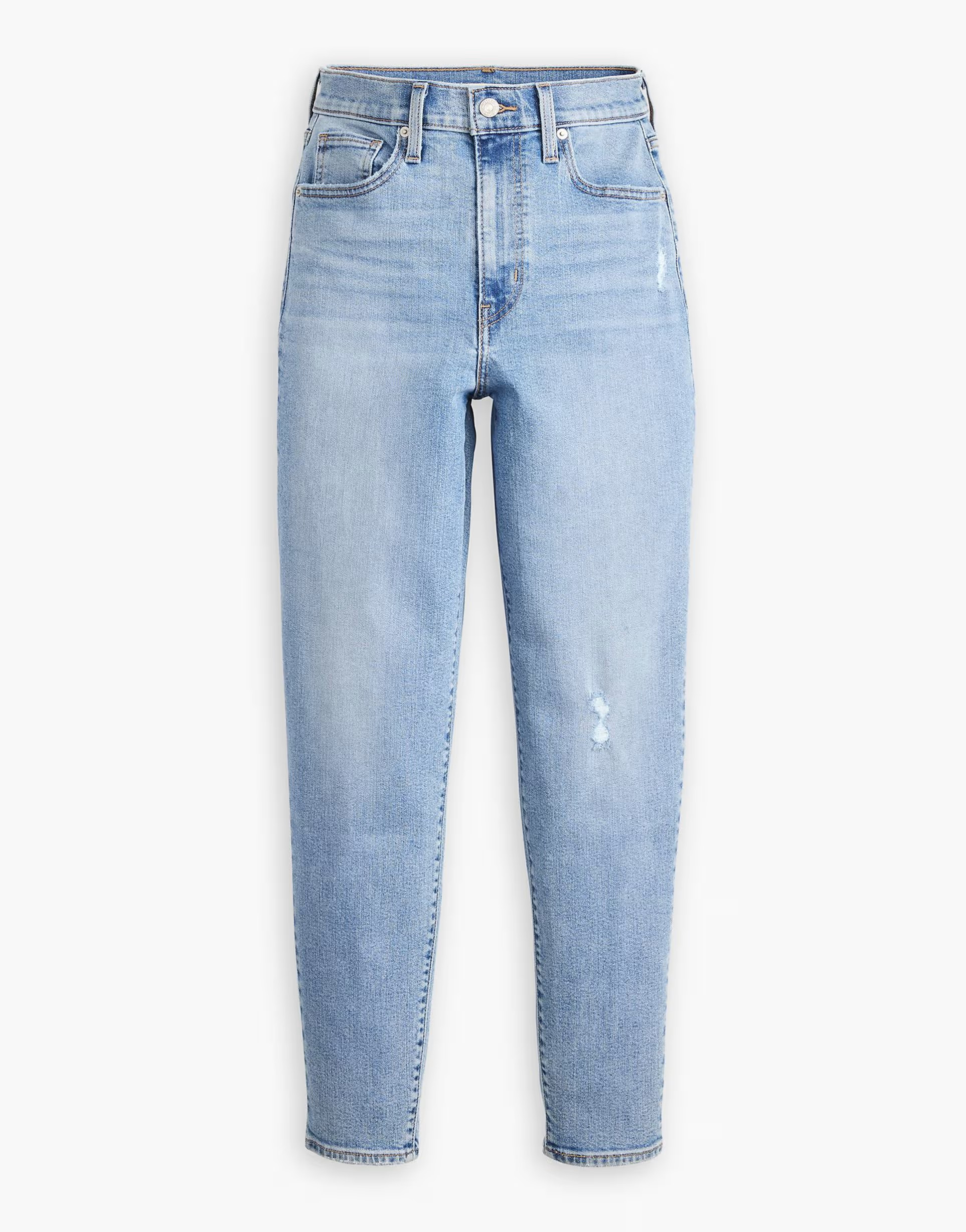Levi's high waisted mom jean in light blue | ASOS (Global)