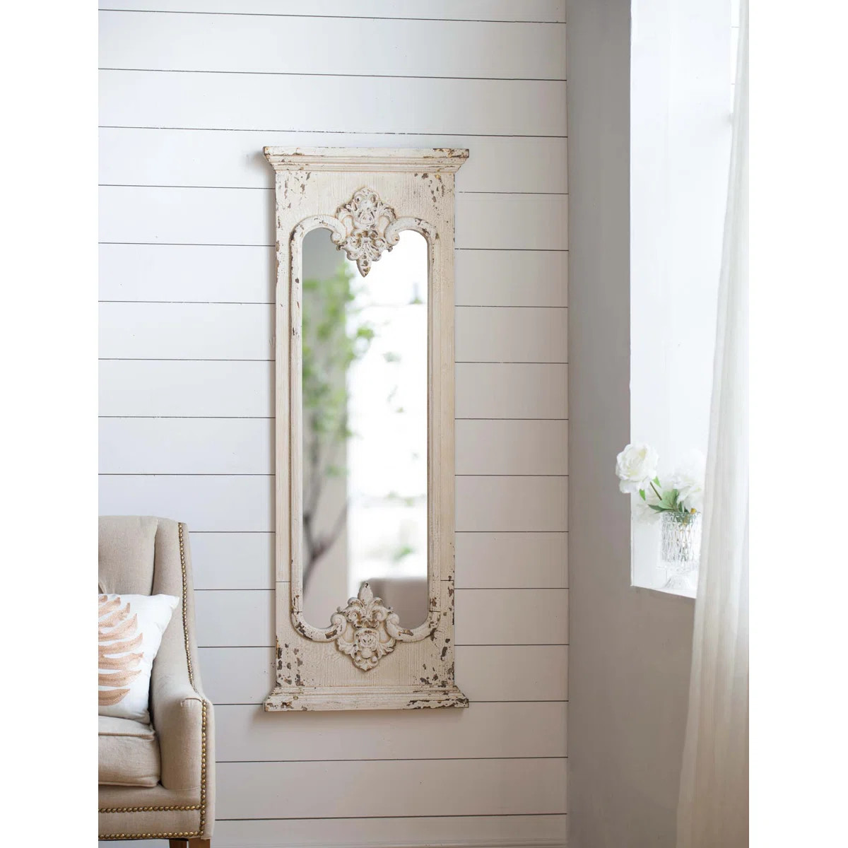 Upper Swainswick Solid Wood Flat Mirror | Wayfair North America