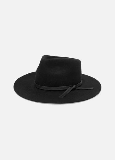 Lack of Color - The Jethro Grosgrain-trimmed Wool Fedora - Black | NET-A-PORTER (US)