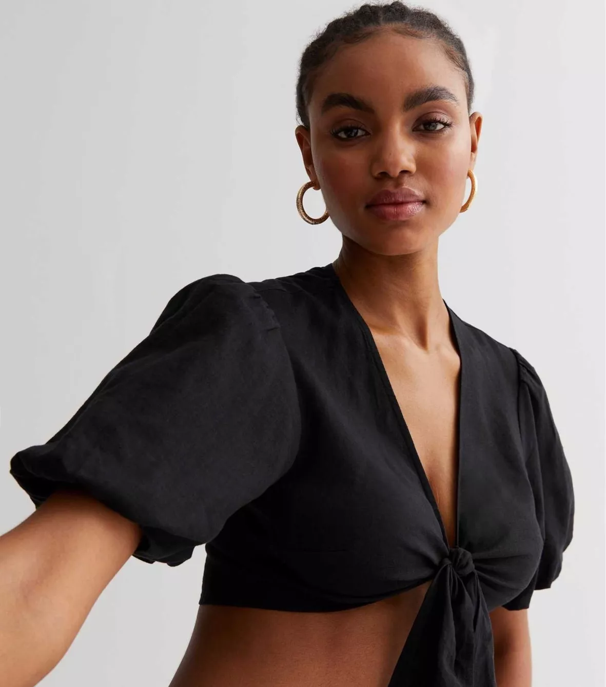 Tie-Front Cropped Top curated on LTK