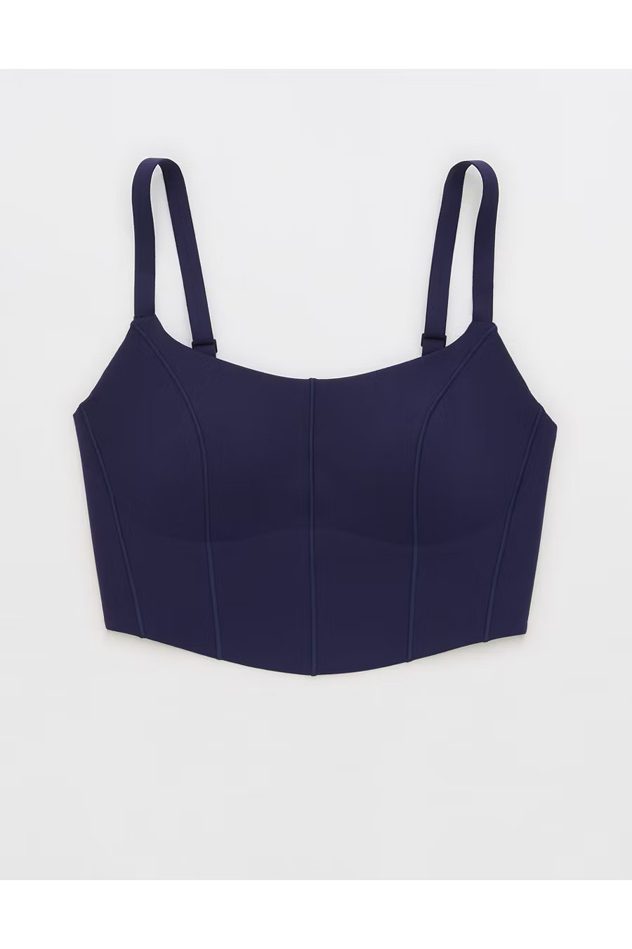 OFFLINE By Aerie Real Me Hold Up Corset Sports Bra Women's Navy XXS | Aerie