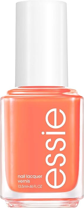 essie Nail Polish, Summer 2020 Sunny Business Collection, Vibrant Tangerine Nail Color With A Cre... | Amazon (US)