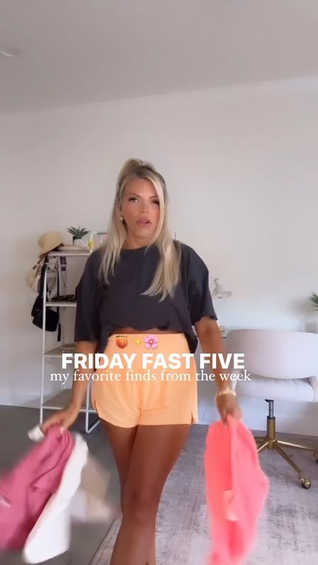 @laurscardina fast friday faves💃🏼some of my favorite random finds from the week! Which one is your fave? Love the last tees and the romper sm! And the free people DOOP platform sandals SENT ME 💯 

SIZING INFO ‼️
Medium in free people shorts 
Small in cropped tee 
Small in romper 
Small in oversized tees 

COMMENT “FRIDAY FAVES” and I’ll send all the details to your inbox 📨 (ps. You must be following me in order to receive the messages otherwise IG won’t let me DM you) 🤍🫶🏼

favorites amazon haul Amazon finds free people finds over 30 fashion casual style casual outfits mom style @amazon

#LTKFindsUnder50 #LTKFindsUnder100 #LTKMidsize