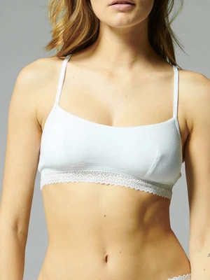 Eugenie Bralette - White | Simone Perele US