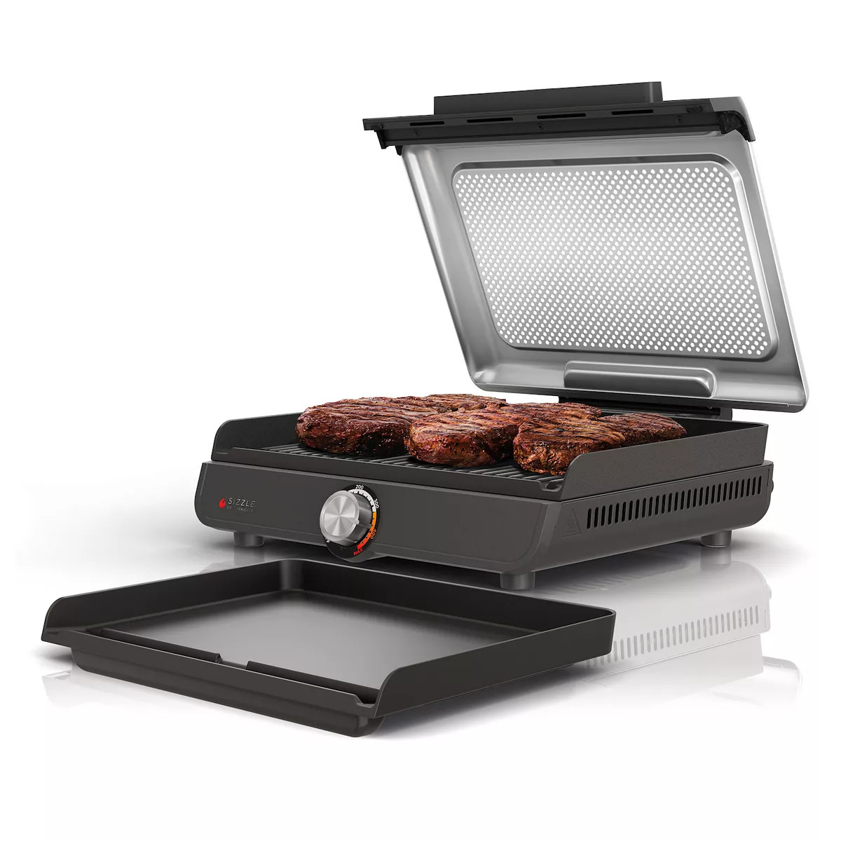 Ninja® Sizzle Smokeless Indoor Grill & Griddle with Interchangeable Plates | Kohl's