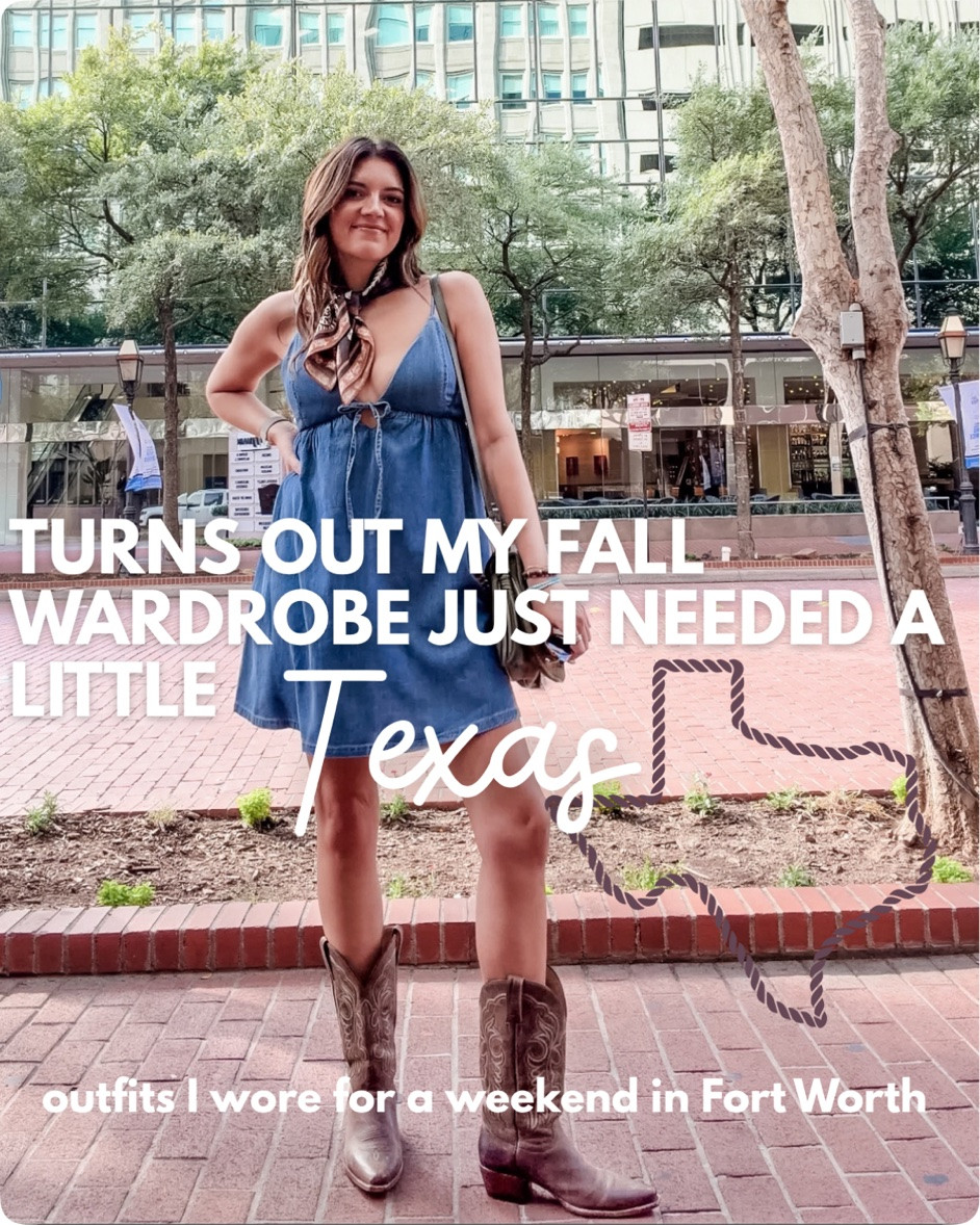 Western outfits I wore in Fort Worth Texas. Perfect for your next country concert, Nashville trip, or Texas vacation! I’m 5’7” and almost always in a small or 4/27 tall length when available.

#LTKTall #LTKOver40 #LTKTravel