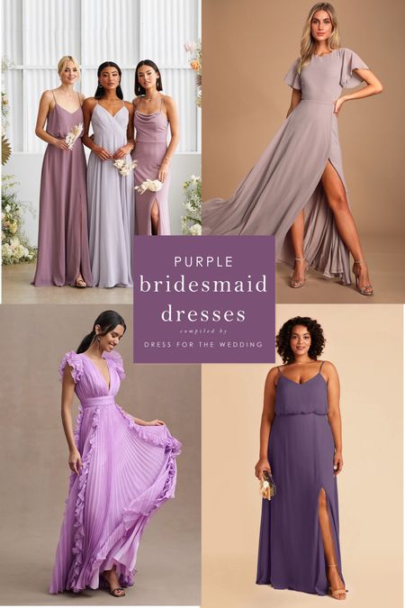 Purple bridesmaids dresses, lavender bridesmaid dress, purple formal dresses, purple maxi dress, dresses under $100, spring wedding styles. 💜 Birdy Grey, Anthropologie dress, Lulus dress .

#LTKwedding #LTKfindsunder100 #LTKSeasonal
