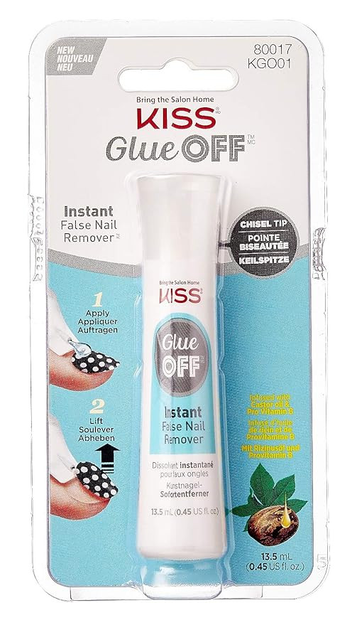 Kiss Glue Off Instant False Nail Remover 0.45 Ounce (Pack of 2) | Amazon (US)