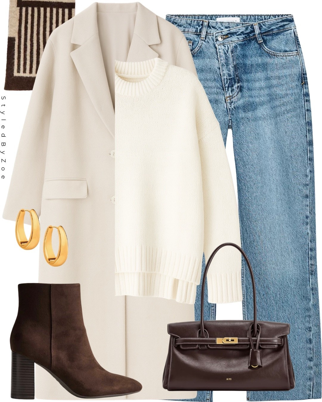 A neutral look with depth! 

Tags: Brown ankle boots, jeans, beige trench coat, oatmeal trench coat, chocolate brown bag

#LTKuk #LTKjeans #LTKsale