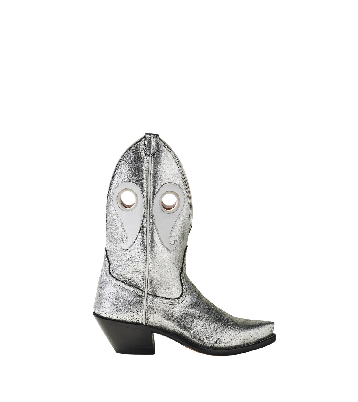 Molly Foiled Silver | Luxury Fashion Women's Cowboy Boots | Miron Crosby | Miron Crosby