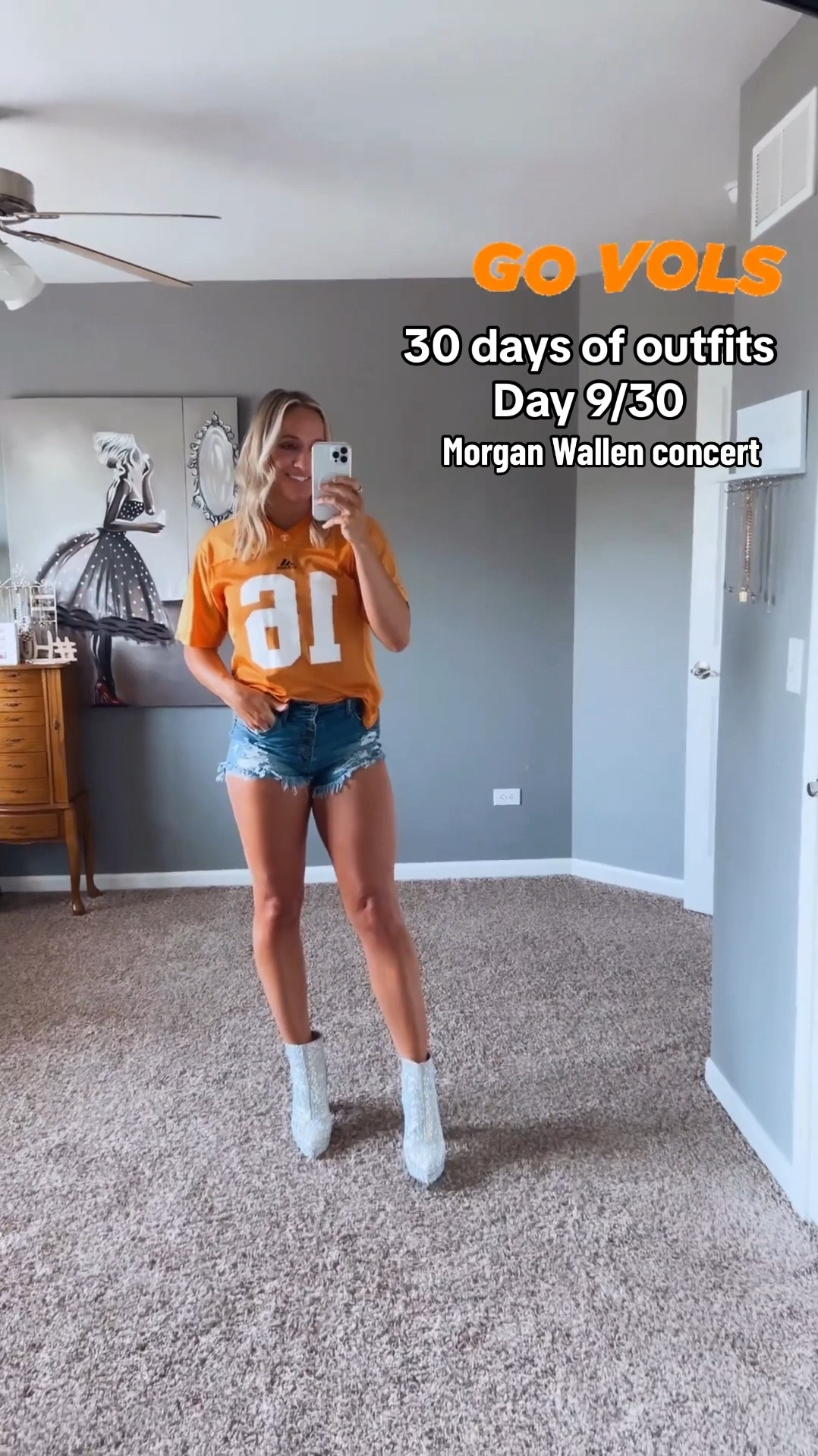 Morgan Wallen concert outfit! Country concert outfit, rhinestone boots, cowboy boots, Betsey Johnson boots, Tennessee vols jersey, Payton manning jersey, football game outfit, Jean shorts, on sale, sale items, boots on sale, festival outfit 


#LTKSeasonal #LTKFindsUnder50 #LTKStyleTip