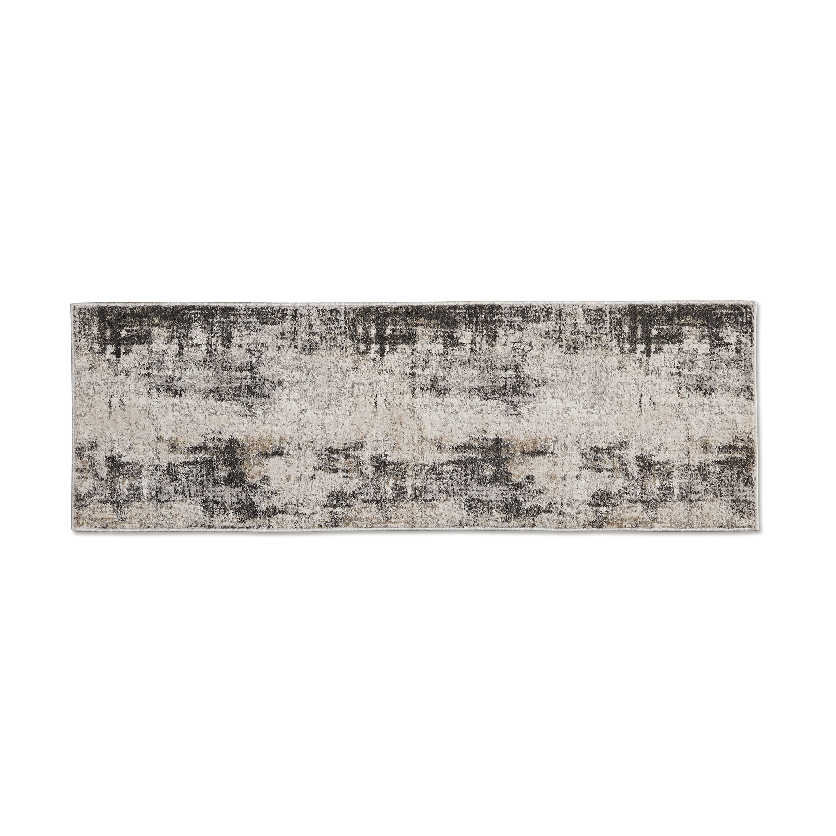 Better Homes & Gardens Grey Abstract Runner Rug, 20" x 60" | Walmart (US)