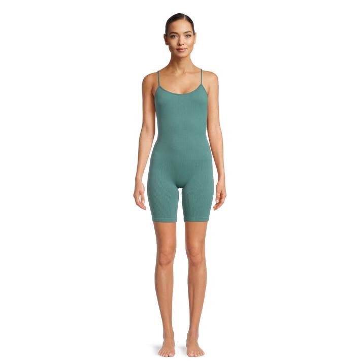 Liv & Lottie Women's Juniors Seamless Romper with Spaghetti Straps - Walmart.com | Walmart (US)